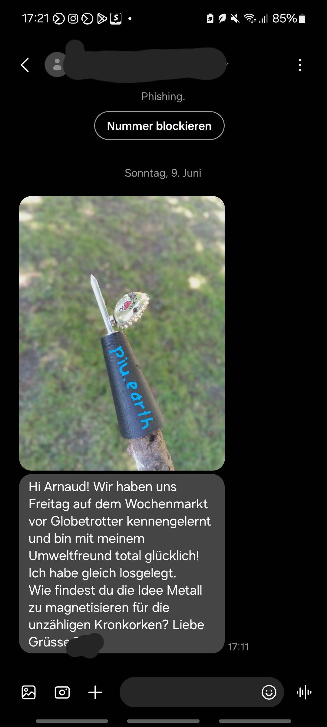 🧲 Praktischer Ringmagnet für Umweltfreund - hält ~ 700 g 🧲