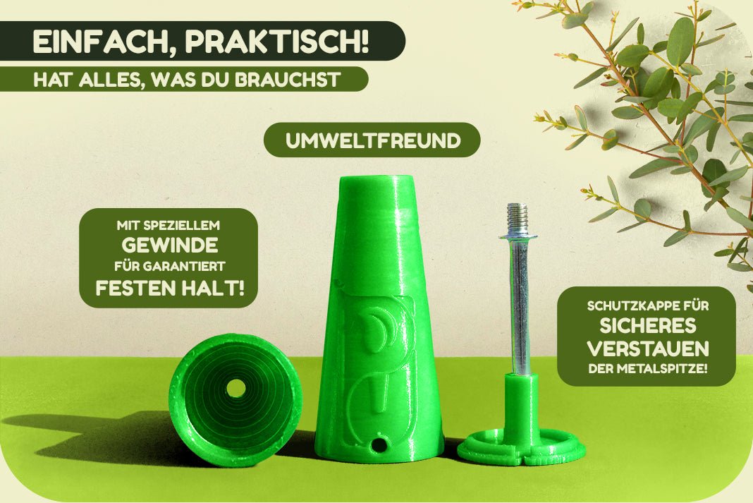 V.27 🌳 Dunkelgrüner Umweltfreund 🌲