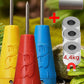 Die Dreifarbigkeit: Das ultimative mit Magnet 4,4kg & Mülltüte Oster-Set in den Farben des Frühlings