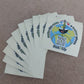 10 Sticker auf dem ein QR Code ist mit Earthy, dem Maskottchen und dem Schriftzug "Make the earth a  better place"