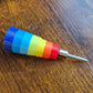 Ein Regenbogen Umweltfreund mit Spitze und 4,4kg Magnet